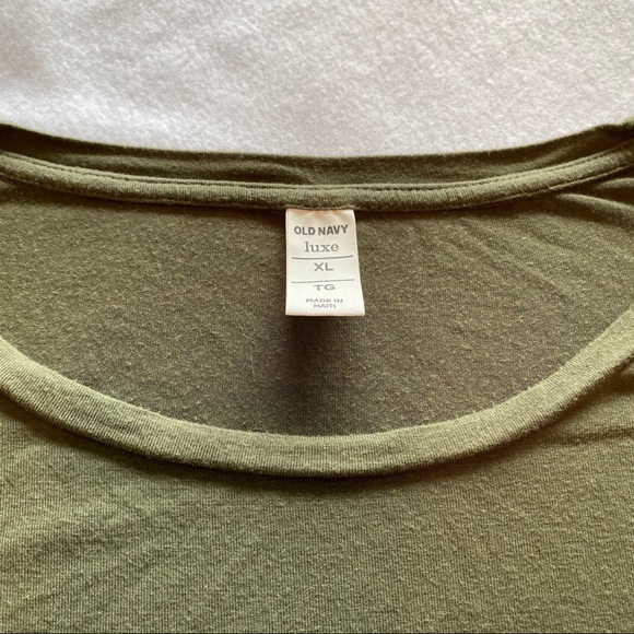 Army Green Luxe Long Sleeve - Picture 2 of 4